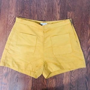H&M High Waisted Suede Shorts